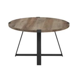 Urban Rustic Round Coffee Table-Kirkland's Home Online