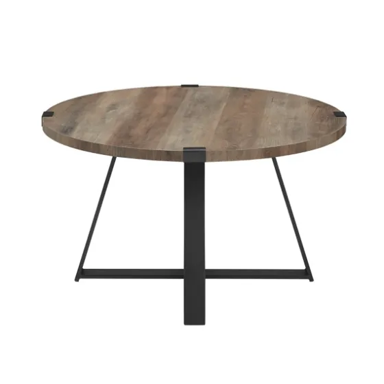 Urban Rustic Round Coffee Table-Kirkland's Home Online