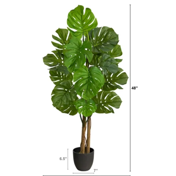 Uv-Resistant Monstera Plant In Nursery Planter-Kirkland's Home Flash Sale