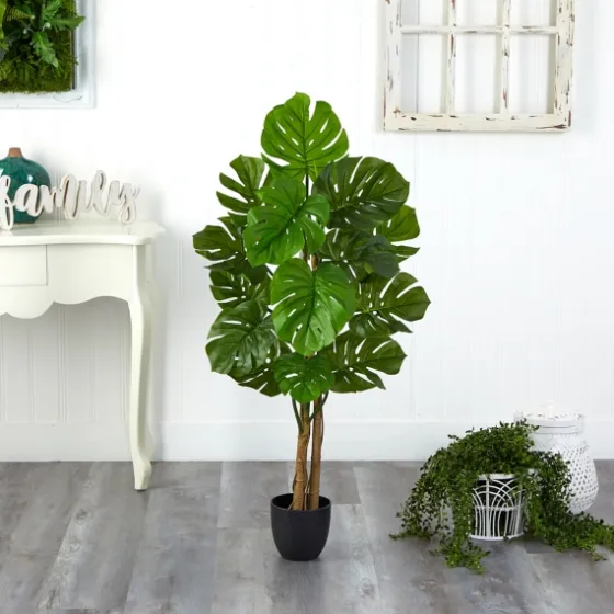 Uv-Resistant Monstera Plant In Nursery Planter-Kirkland's Home Flash Sale