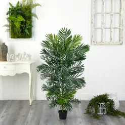 Uv-Safe Areca Palm Tree In Nursery Planter, 60 In.-Kirkland's Home Clearance