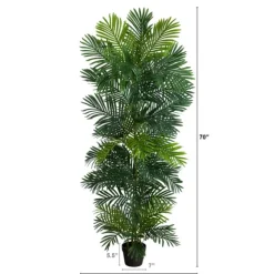 Uv-Safe Areca Palm Tree In Nursery Planter, 70 In.-Kirkland's Home Sale