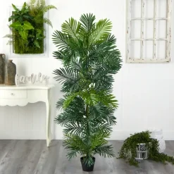 Uv-Safe Areca Palm Tree In Nursery Planter, 70 In.-Kirkland's Home Sale