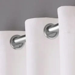 Vanilla Sateen Curtain Panel Set, 96 In.-Kirkland's Home Clearance