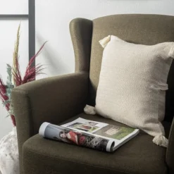 Vanilla Trapeze Organic Cotton Throw Pillow-Kirkland's Home Best Sale