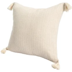Vanilla Trapeze Organic Cotton Throw Pillow-Kirkland's Home Best Sale
