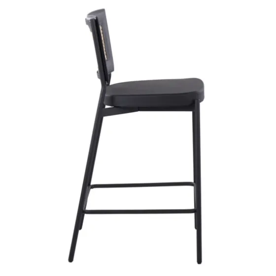 Vegan Leather And Rattan Counter Stools, Set Of 2-Kirkland's Home Online