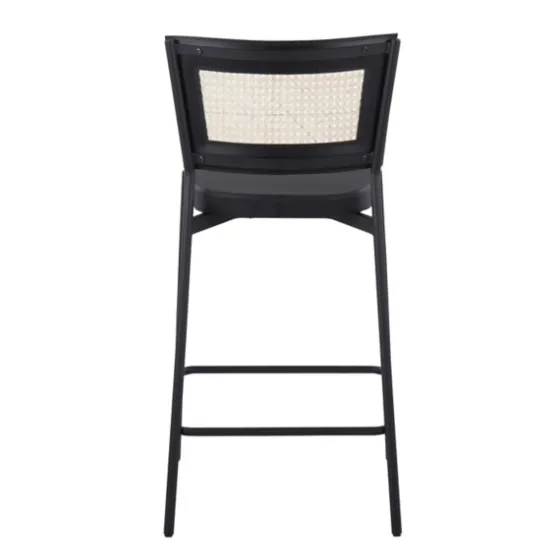Vegan Leather And Rattan Counter Stools, Set Of 2-Kirkland's Home Online