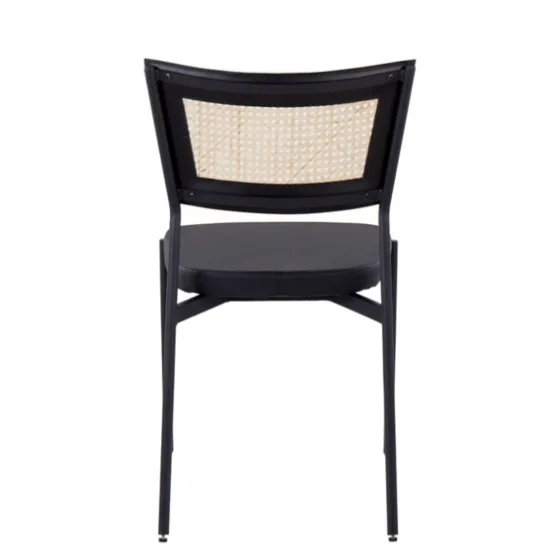 Vegan Leather And Rattan Dining Chairs, Set Of 2-Kirkland's Home Flash Sale