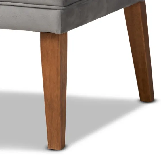 Velvet And Walnut Bench 4-Pc. Dining Set-Kirkland's Home Discount