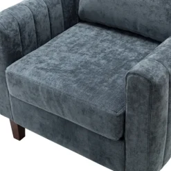 Velvet Channel Stitch Accent Chair-Kirkland's Home Store