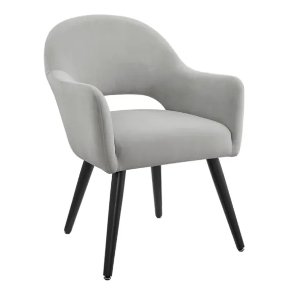 Velvet Curved Open Back Dining Chair-Kirkland's Home Discount