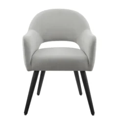 Velvet Curved Open Back Dining Chair-Kirkland's Home Discount