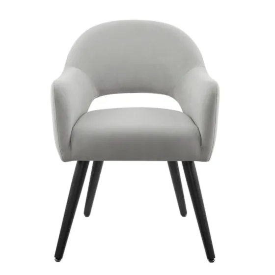 Velvet Curved Open Back Dining Chair-Kirkland's Home Discount