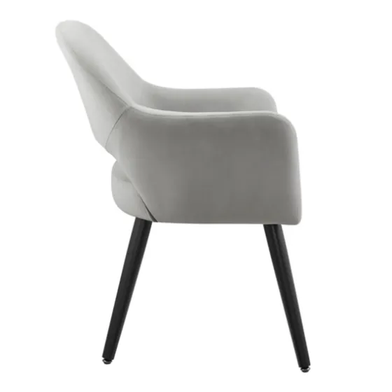 Velvet Curved Open Back Dining Chair-Kirkland's Home Discount
