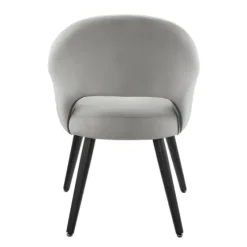 Velvet Curved Open Back Dining Chair-Kirkland's Home Discount