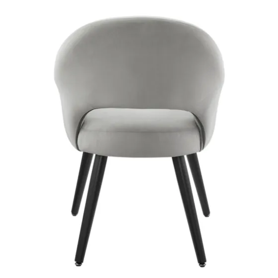 Velvet Curved Open Back Dining Chair-Kirkland's Home Discount