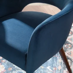 Velvet Curved Open Back Dining Chair-Kirkland's Home Hot
