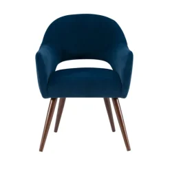 Velvet Curved Open Back Dining Chair-Kirkland's Home Hot
