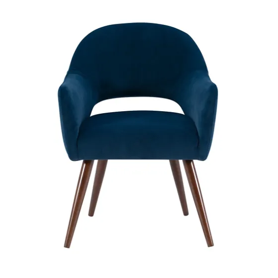 Velvet Curved Open Back Dining Chair-Kirkland's Home Hot