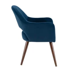 Velvet Curved Open Back Dining Chair-Kirkland's Home Hot