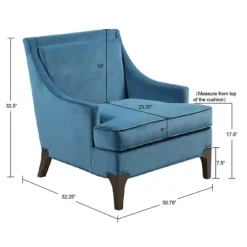 Velvet Martha Stewart Accent Chair-Kirkland's Home Flash Sale