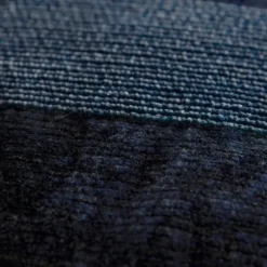 Velvet Navy Monochrome Stripe Lumbar Pillow-Kirkland's Home Store