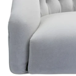 Velvet Tufted Gold Leg Swivel Office Chair-Kirkland's Home Shop