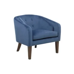 Velvet Tufted Midcentury Modern Accent Chair-Kirkland's Home Hot
