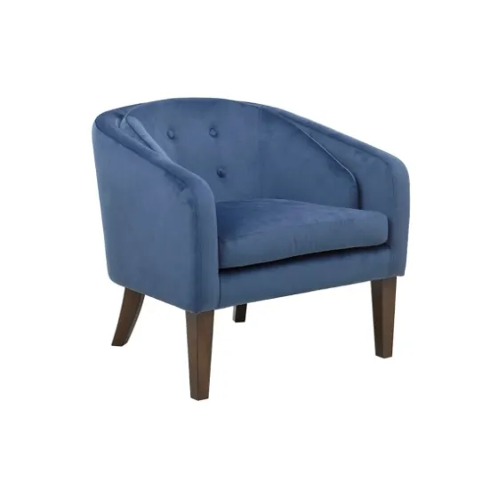 Velvet Tufted Midcentury Modern Accent Chair-Kirkland's Home Hot