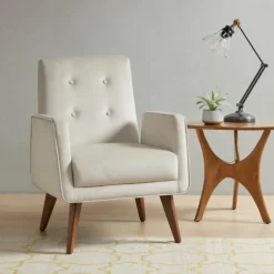Velvet Tufted Midcentury Accent Chair-Kirkland's Home Sale