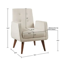 Velvet Tufted Midcentury Accent Chair-Kirkland's Home Sale