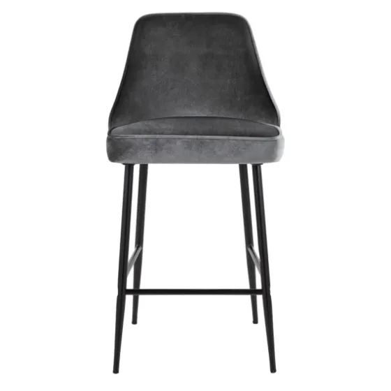 Velvet Upholstered Counter Stools, Set Of 2-Kirkland's Home Sale