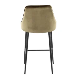 Velvet Upholstered Counter Stools, Set Of 2-Kirkland's Home Outlet