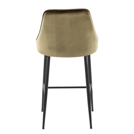 Velvet Upholstered Counter Stools, Set Of 2-Kirkland's Home Outlet