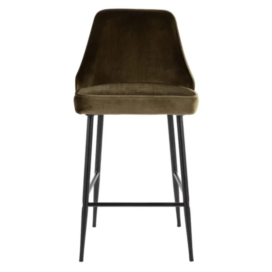 Velvet Upholstered Counter Stools, Set Of 2-Kirkland's Home Outlet