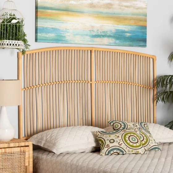 Vertical Weave Rat Queen Headboard-Kirkland's Home Flash Sale