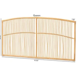 Vertical Weave Rat Queen Headboard-Kirkland's Home Flash Sale