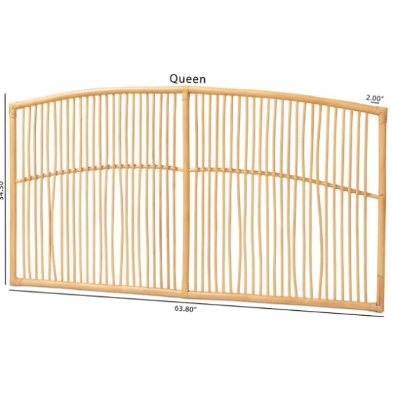 Vertical Weave Rat Queen Headboard-Kirkland's Home Flash Sale