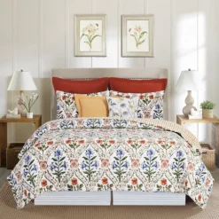 Victoria'S Garden 3-Pc. Full/Queen Quilt Set-Kirkland's Home Store