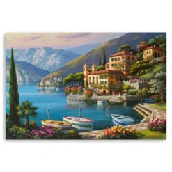 Villa Bella Vista Canvas Art Print, 60X40 In.-Kirkland's Home Fashion