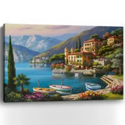 Villa Bella Vista Canvas Art Print, 60X40 In.-Kirkland's Home Fashion