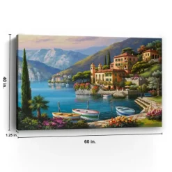 Villa Bella Vista Canvas Art Print, 60X40 In.-Kirkland's Home Fashion