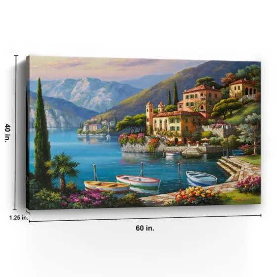 Villa Bella Vista Canvas Art Print, 60X40 In.-Kirkland's Home Fashion