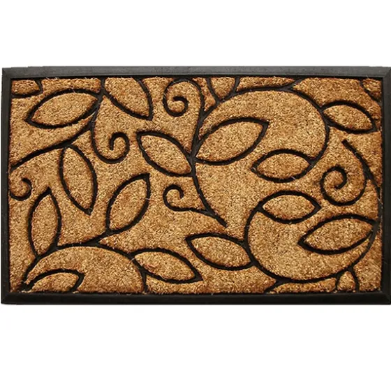 Vine Leaves Swirl Doormat, 36X24 In.-Kirkland's Home Outlet