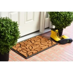Vine Leaves Swirl Doormat, 36X24 In.-Kirkland's Home Outlet