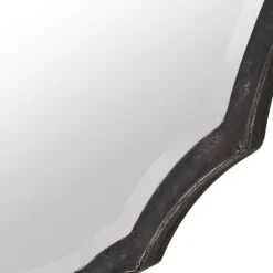 Vintage Charcoal Concaved Oval Mirror-Kirkland's Home Sale