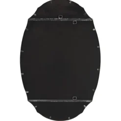 Vintage Charcoal Concaved Oval Mirror-Kirkland's Home Sale
