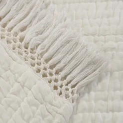 Vintage Cotton Fringe Throw-Kirkland's Home New