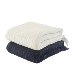 Vintage Cotton Fringe Throw-Kirkland's Home New